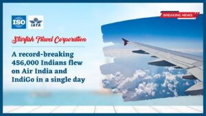 Read more about the article A record-breaking 456,000 Indians flew on Air India and IndiGo in a single day