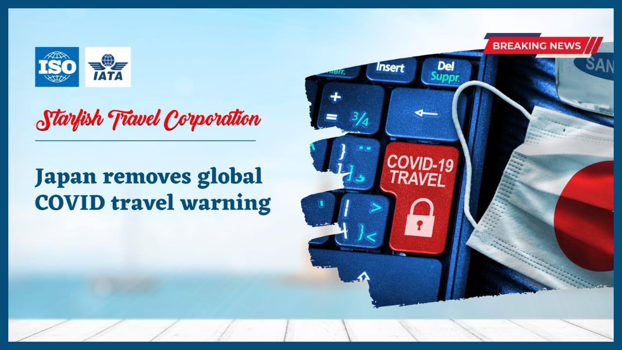 Japan removes global COVID travel warning