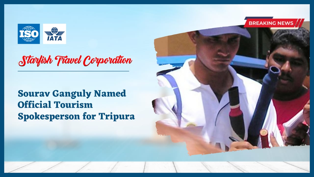 Sourav Ganguly Named Official Tourism Spokesperson for Tripura