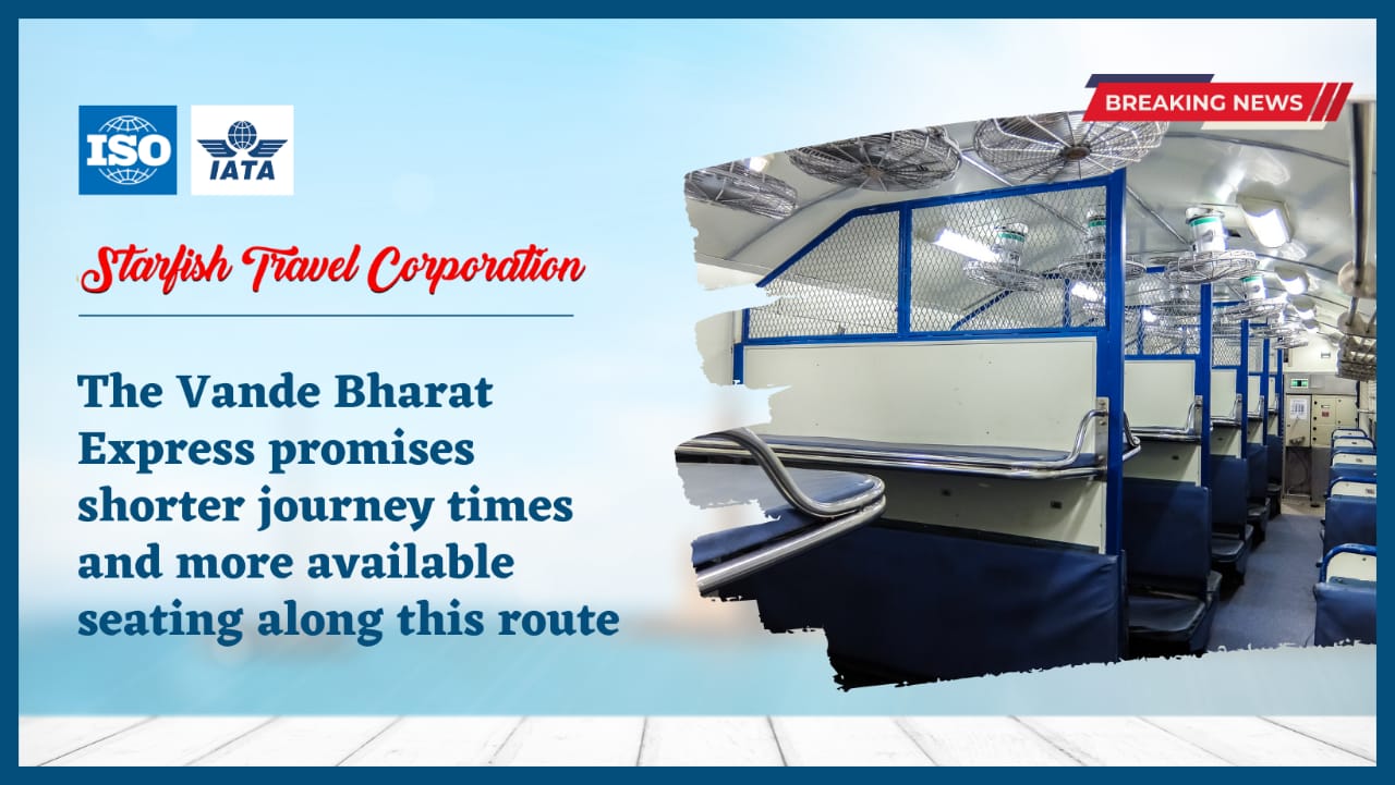 You are currently viewing The Vande Bharat Express promises shorter journey times and more available seating along this route.