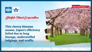 Read more about the article This cherry blossom season, Japan’s efficiency failed due to long lineups, understaffed lodgings, and traffic