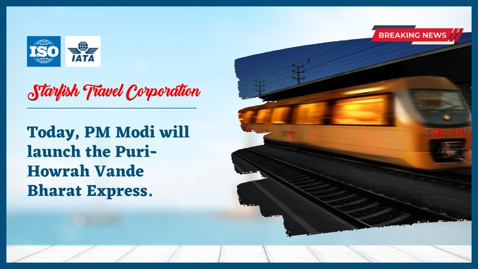 Today, PM Modi will launch the Puri-Howrah Vande Bharat Express.