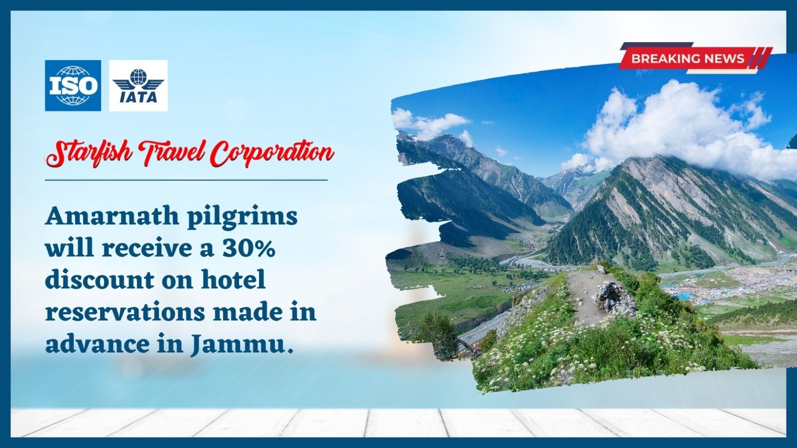 You are currently viewing Amarnath pilgrims will receive a 30% discount on hotel reservations made in advance in Jammu