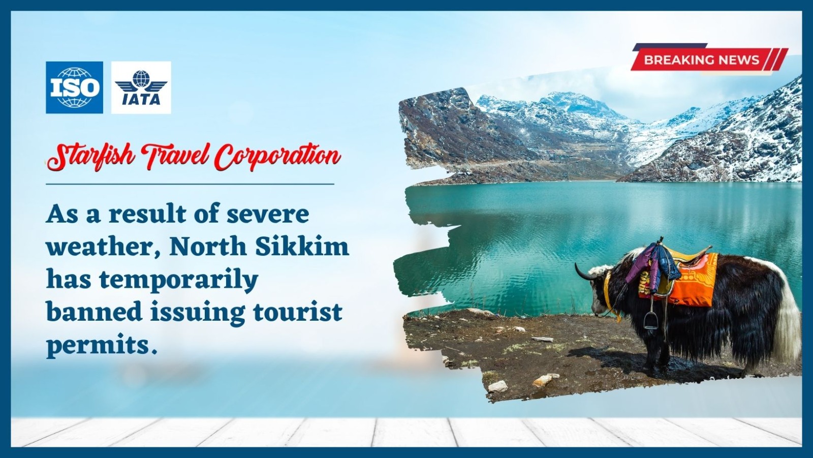 You are currently viewing As a result of severe weather, North Sikkim has temporarily banned issuing tourist permits
