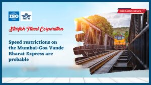 Read more about the article Speed restrictions on the Mumbai-Goa Vande Bharat Express are probable.