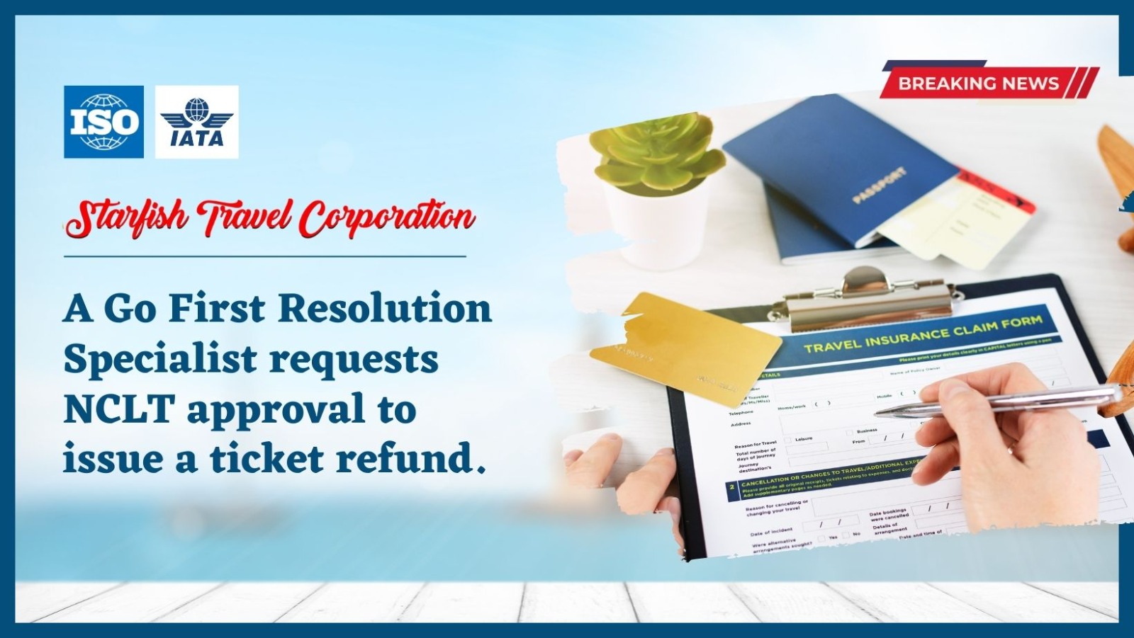 You are currently viewing A Go First Resolution Specialist requests NCLT approval to issue a ticket refund.