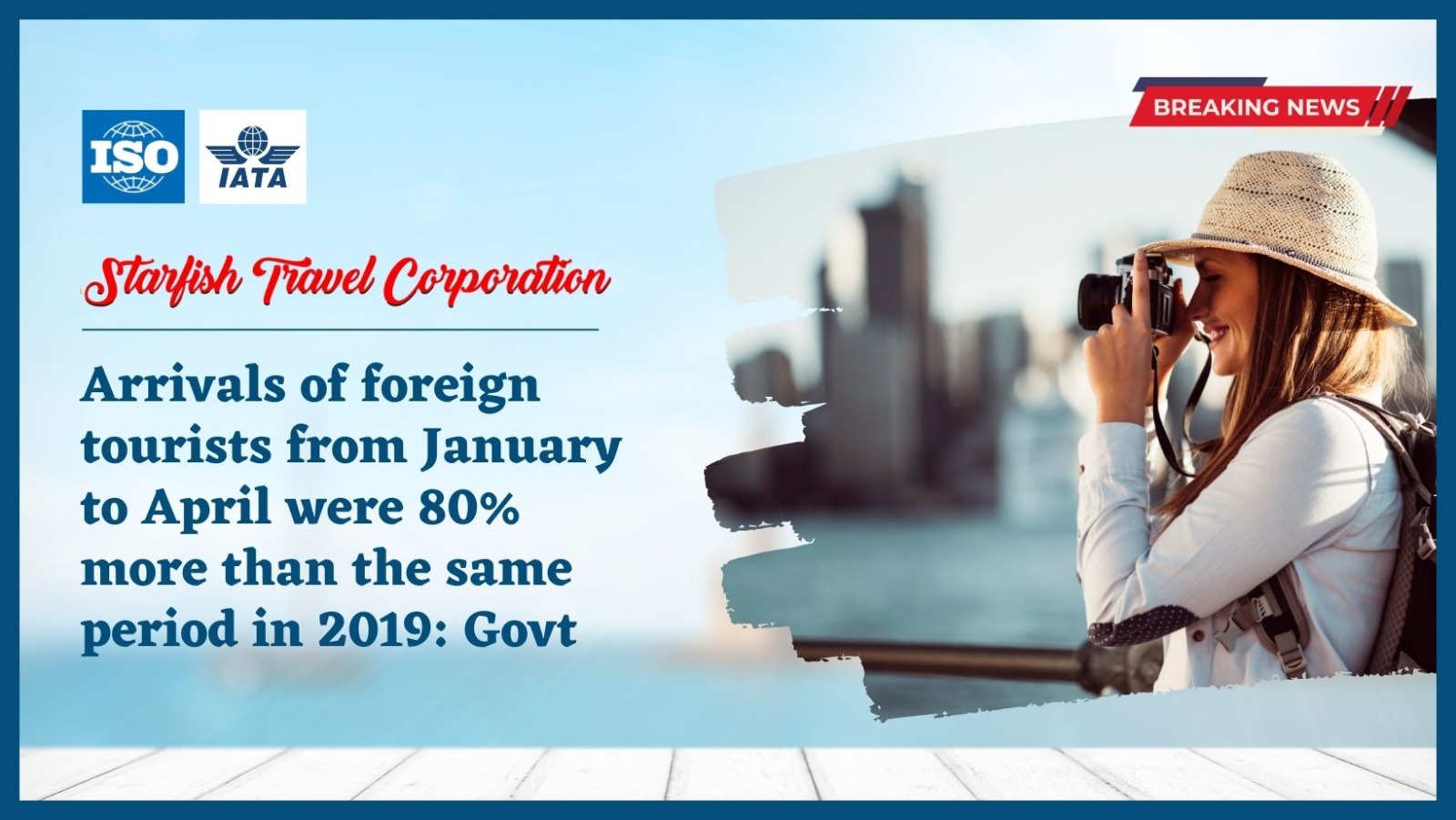 You are currently viewing Arrivals of foreign tourists from January to April were 80% more than the same period in 2019: Govt