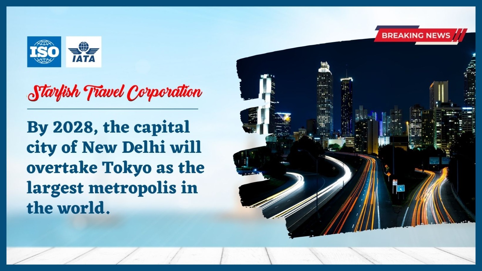 You are currently viewing By 2028, the capital city of New Delhi will overtake Tokyo as the largest metropolis in the world.