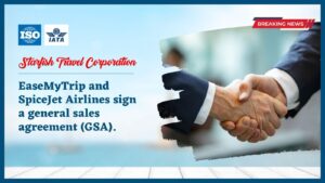 Read more about the article EaseMyTrip and SpiceJet Airlines sign a general sales agreement (GSA).