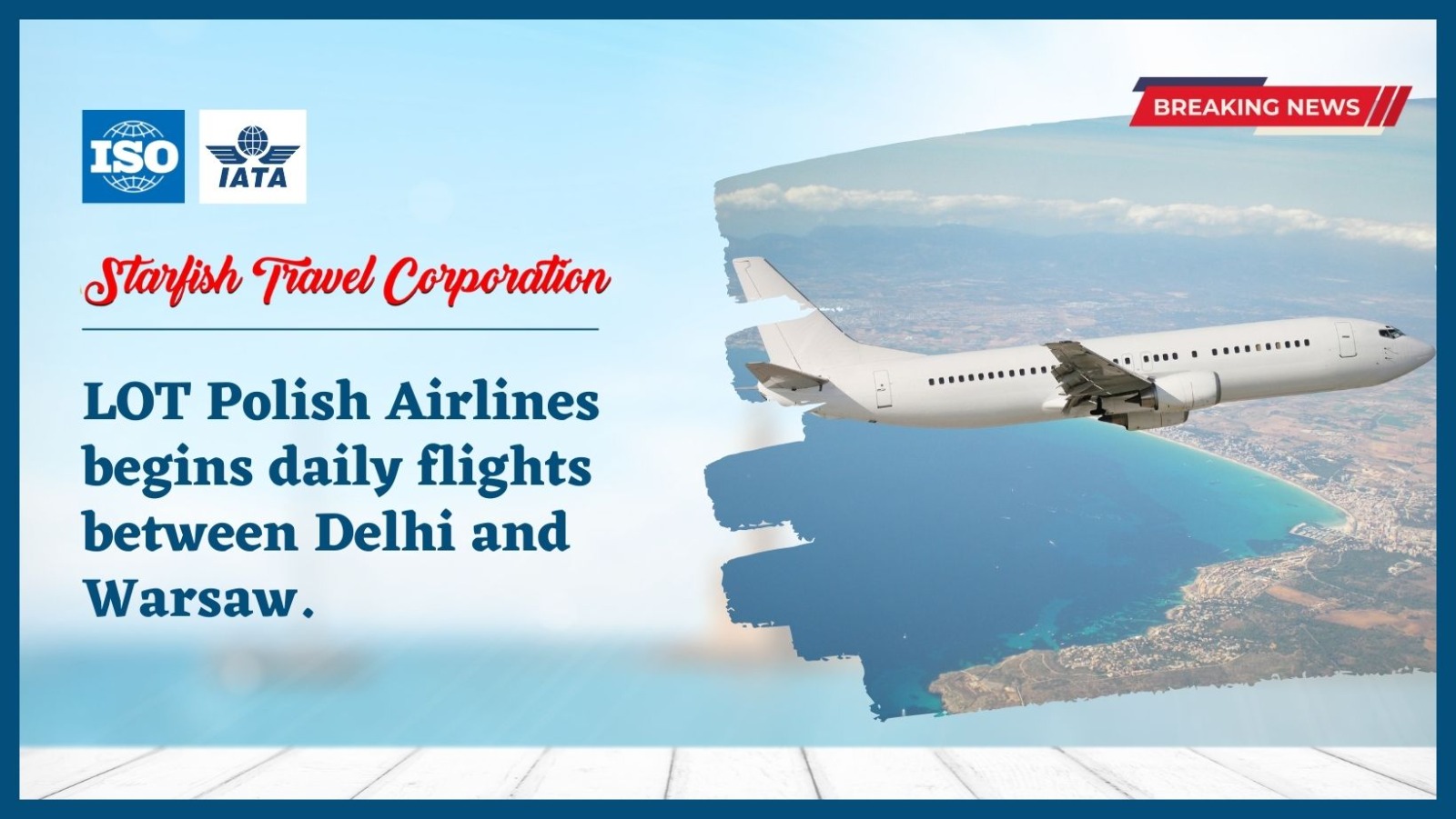 You are currently viewing LOT Polish Airlines begins daily flights between Delhi and Warsaw.