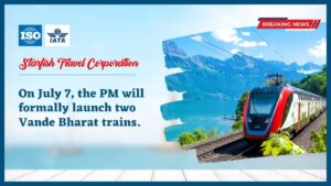 Read more about the article On July 7, the PM will formally launch two Vande Bharat trains.