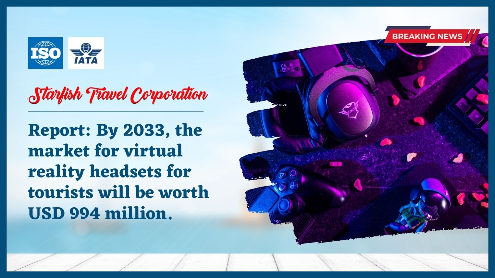 You are currently viewing Report: By 2033, the market for virtual reality headsets for tourists will be worth USD 994 million.