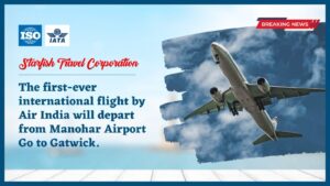 Read more about the article The first-ever international flight by Air India will depart from Manohar Airport Go to Gatwick.