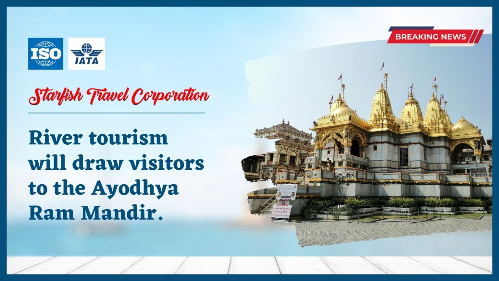 You are currently viewing River tourism will draw visitors to the Ayodhya Ram Mandir.