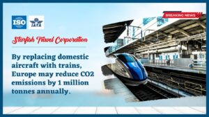 Read more about the article By replacing domestic aircraft with trains, Europe may reduce CO2 emissions by 1 million tonnes annually.