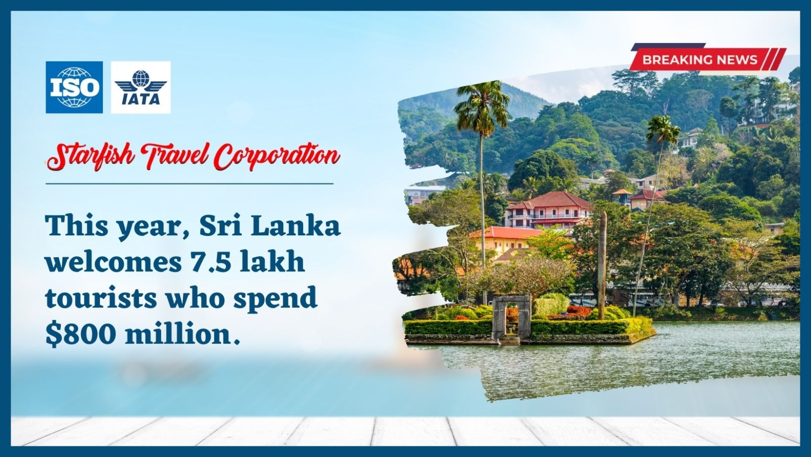 You are currently viewing This year, Sri Lanka welcomes 7.5 lakh tourists who spend $800 million.