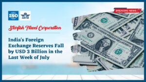 Read more about the article India’s Foreign Exchange Reserves Fall by USD 3 Billion in the Last Week of July