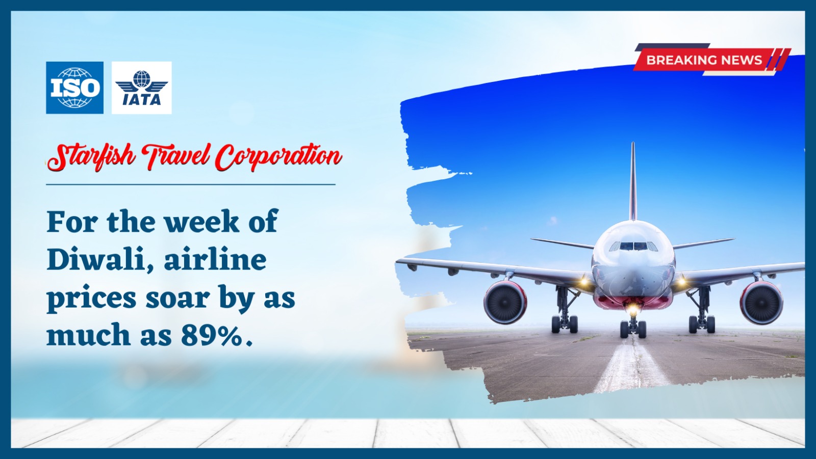 You are currently viewing For the week of Diwali, airline prices soar by as much as 89%.