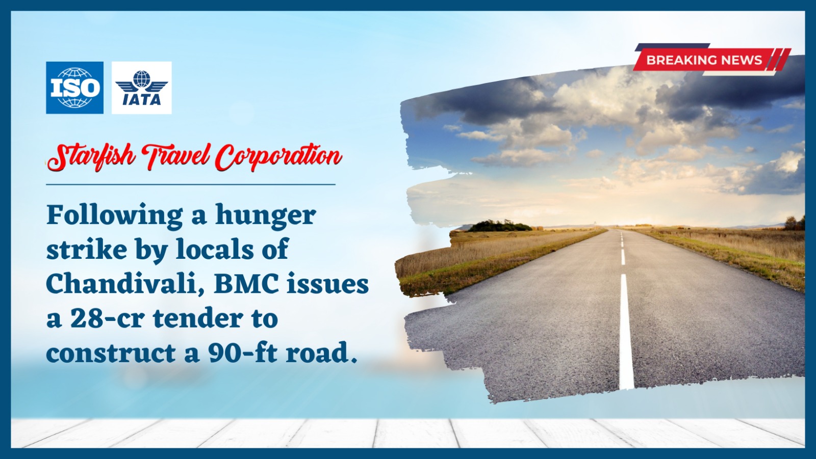 You are currently viewing Following a hunger strike by locals of Chandivali, BMC issues a 28-cr tender to construct a 90-ft road.