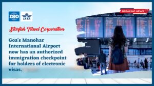 Read more about the article Goa’s Manohar International Airport now has an authorized immigration checkpoint for holders of electronic visas.