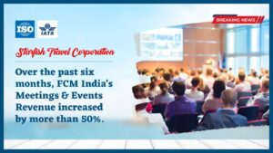 Read more about the article Over the past six months, FCM India’s Meetings & Events Revenue increased by more than 50%.