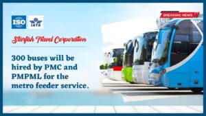 Read more about the article 300 buses will be hired by PMC and PMPML for the metro feeder service.