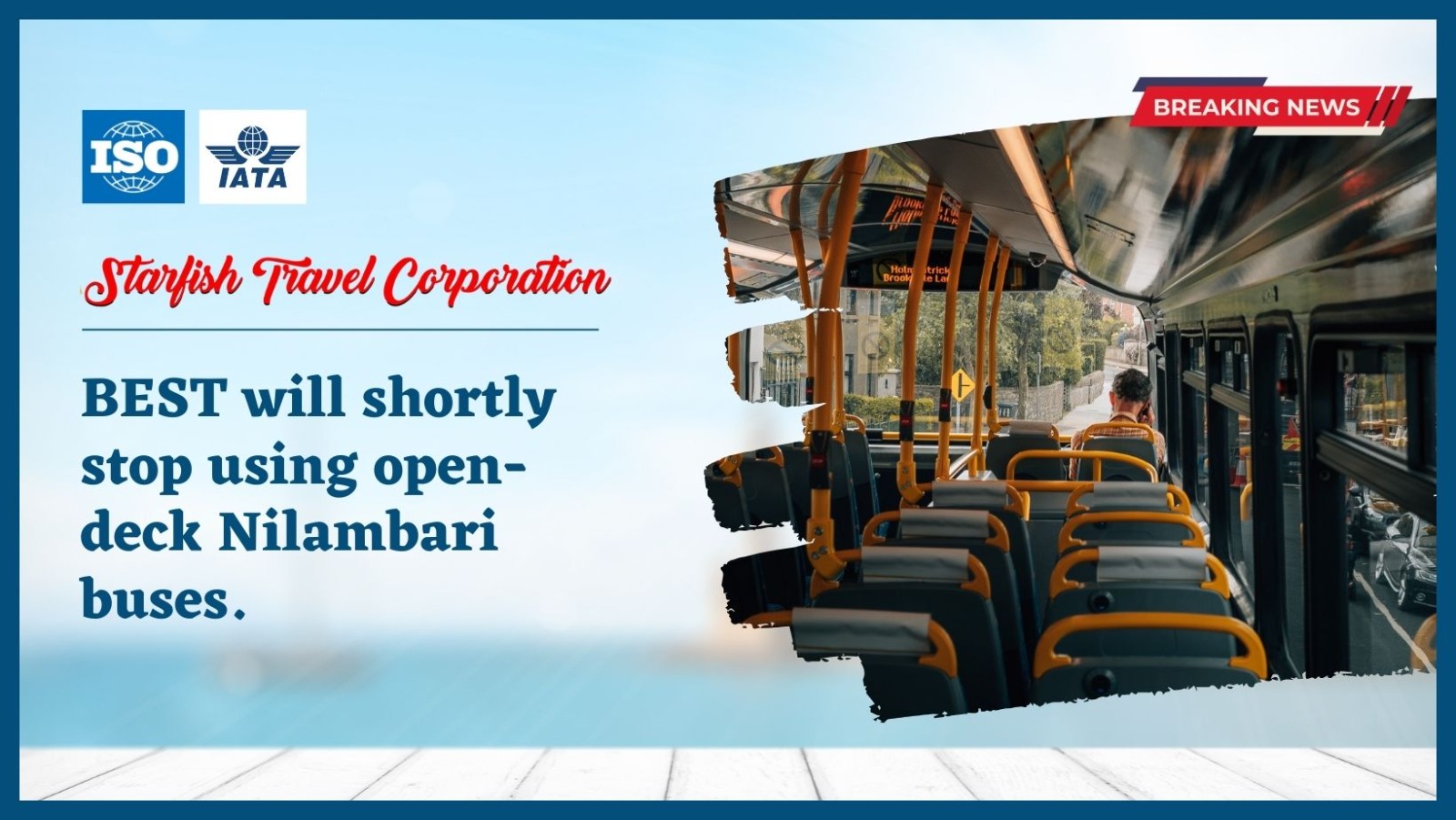 BEST will shortly stop using open-deck Nilambari buses.