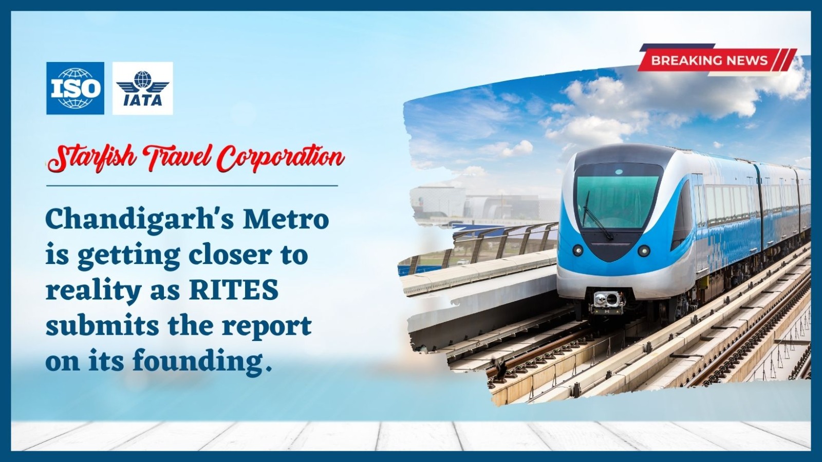 Chandigarh’s Metro is getting closer to reality as RITES submits the report on its founding.