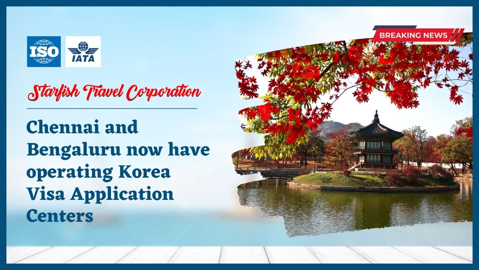 Chennai and Bengaluru now have operating Korea Visa Application Centers