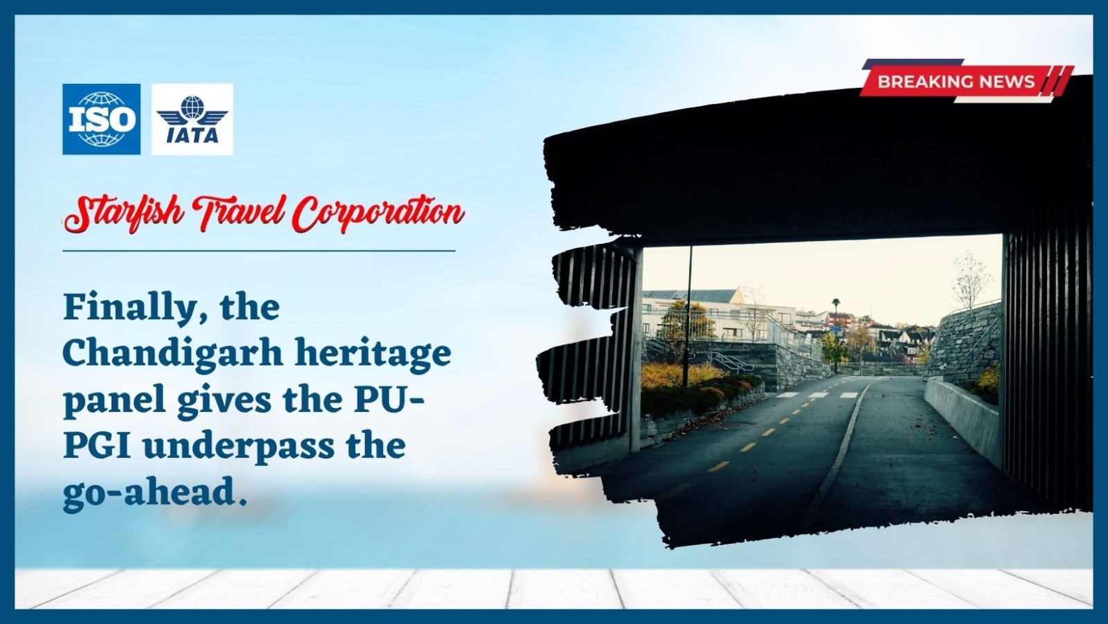 You are currently viewing Finally, the Chandigarh heritage panel gives the PU-PGI underpass the go-ahead.