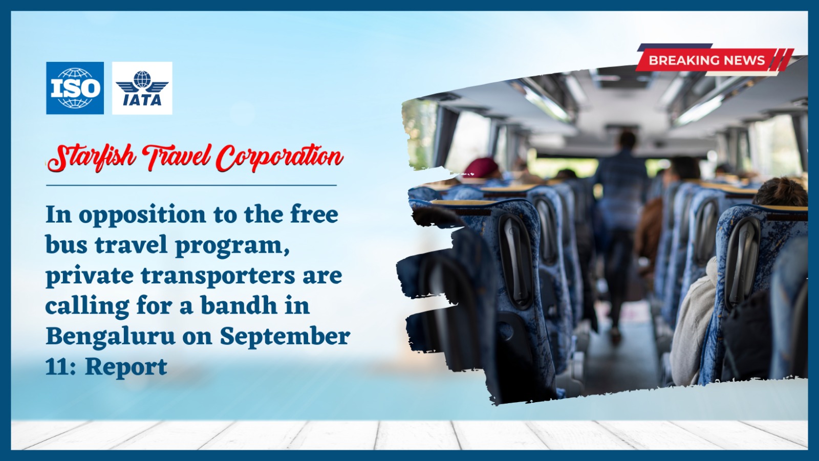 Read more about the article In opposition to the free bus travel program, private transporters are calling for a bandh in Bengaluru on September 11: Report