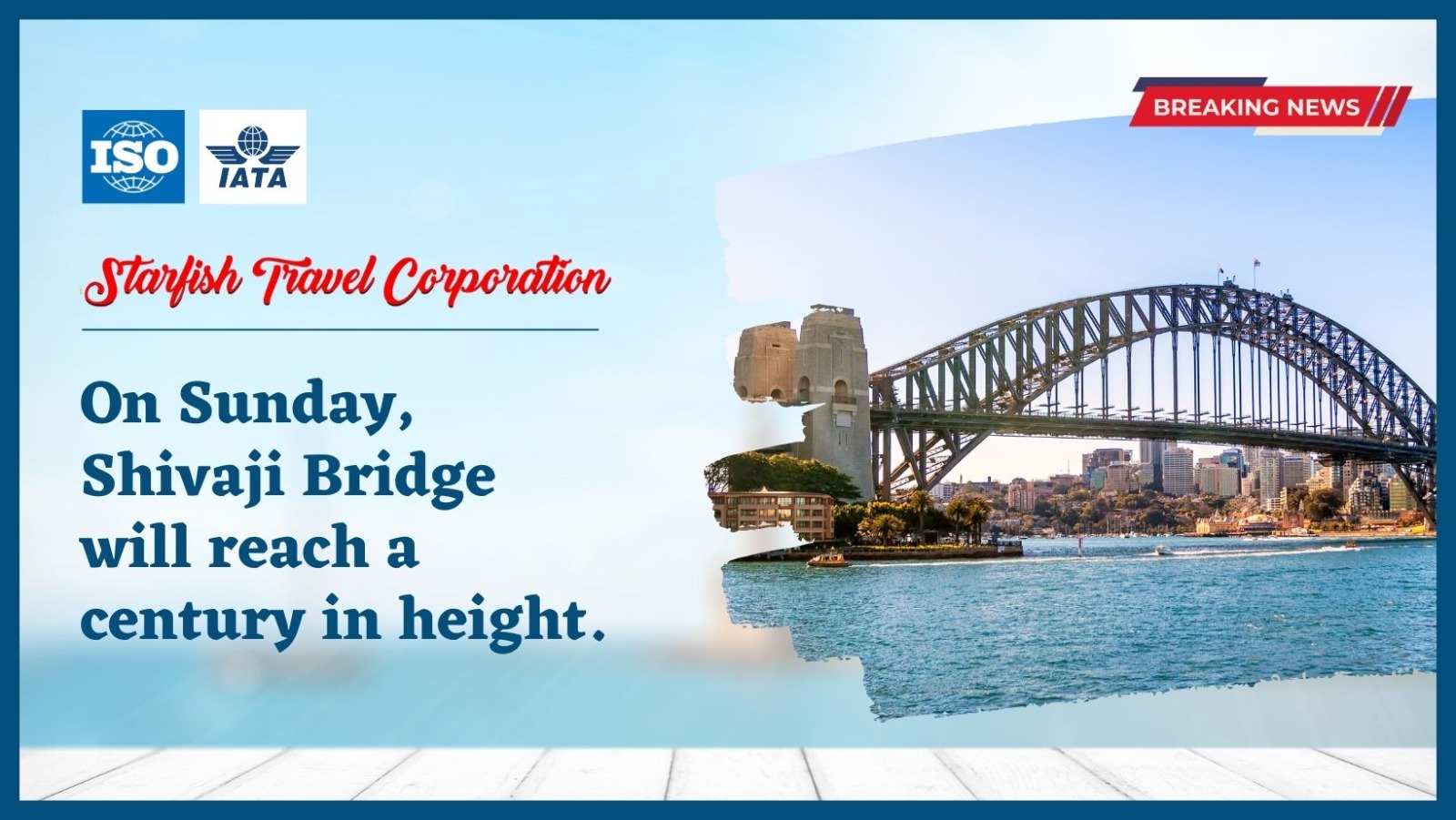 On Sunday, Shivaji Bridge will reach a century in height.