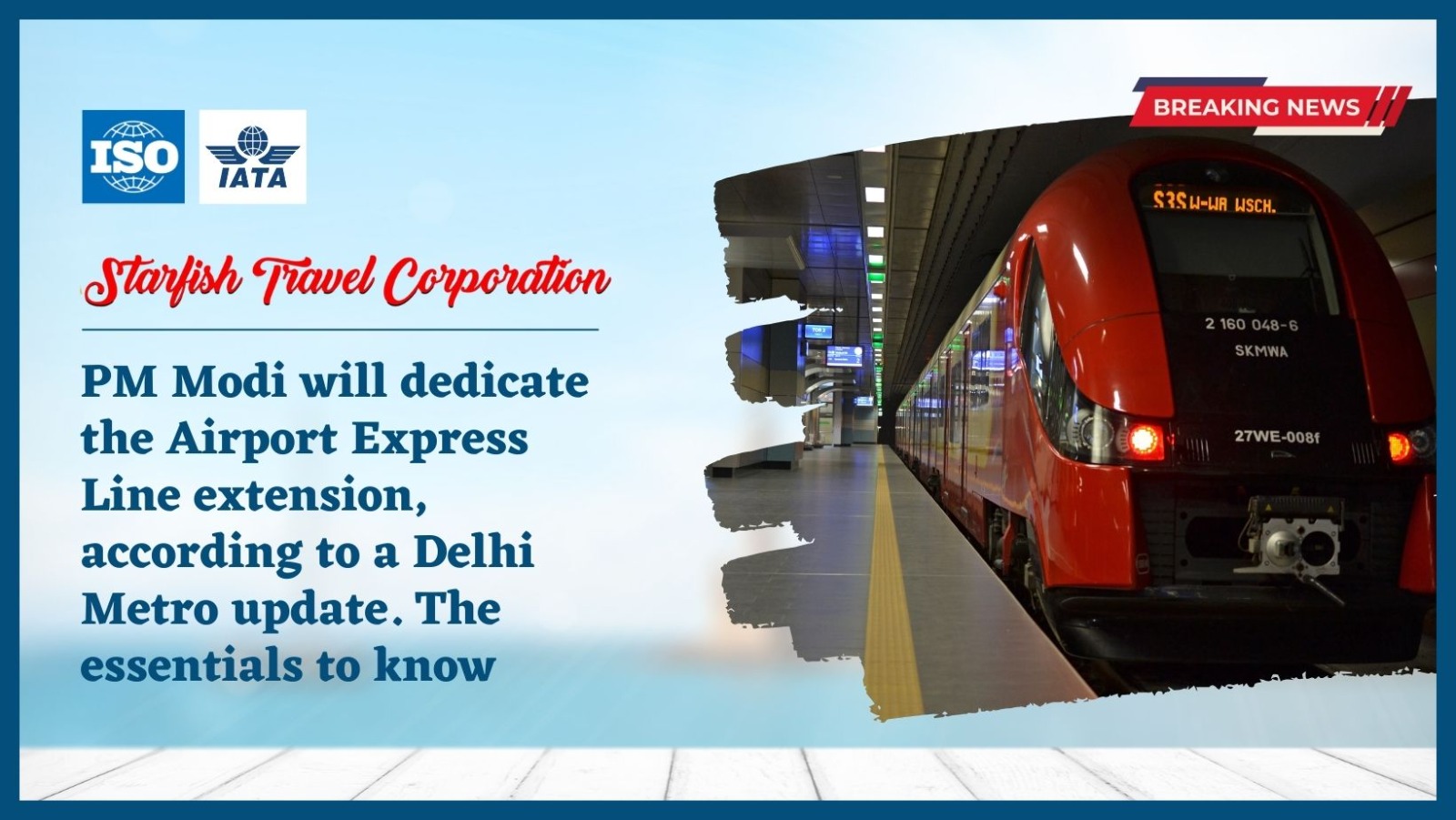 You are currently viewing PM Modi will dedicate the Airport Express Line extension, according to a Delhi Metro update. The essentials to know