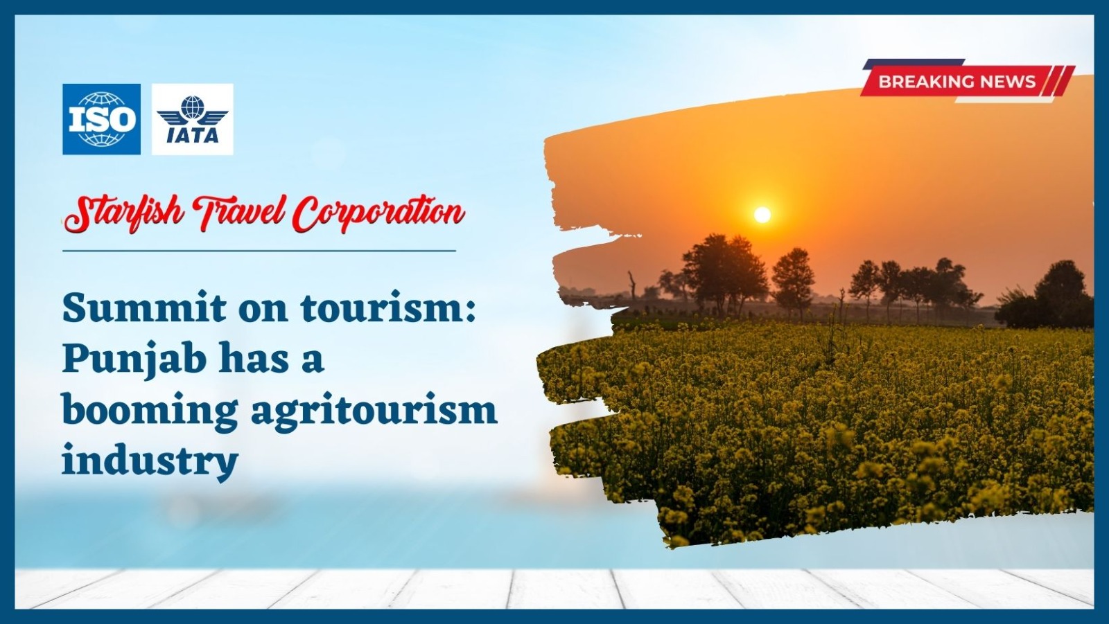 Summit on tourism: Punjab has a booming agritourism industry