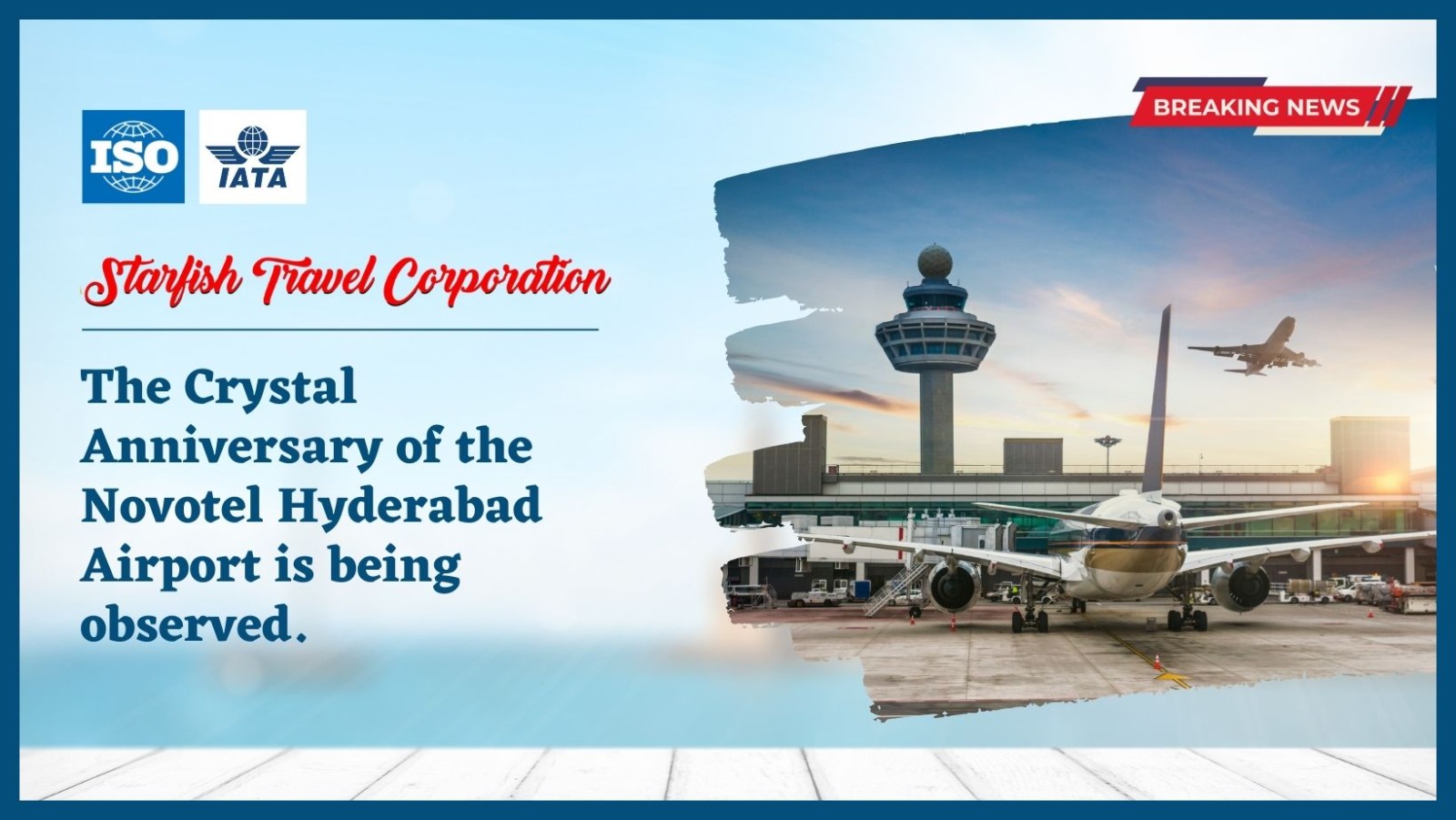 The Crystal Anniversary of the Novotel Hyderabad Airport is being observed.