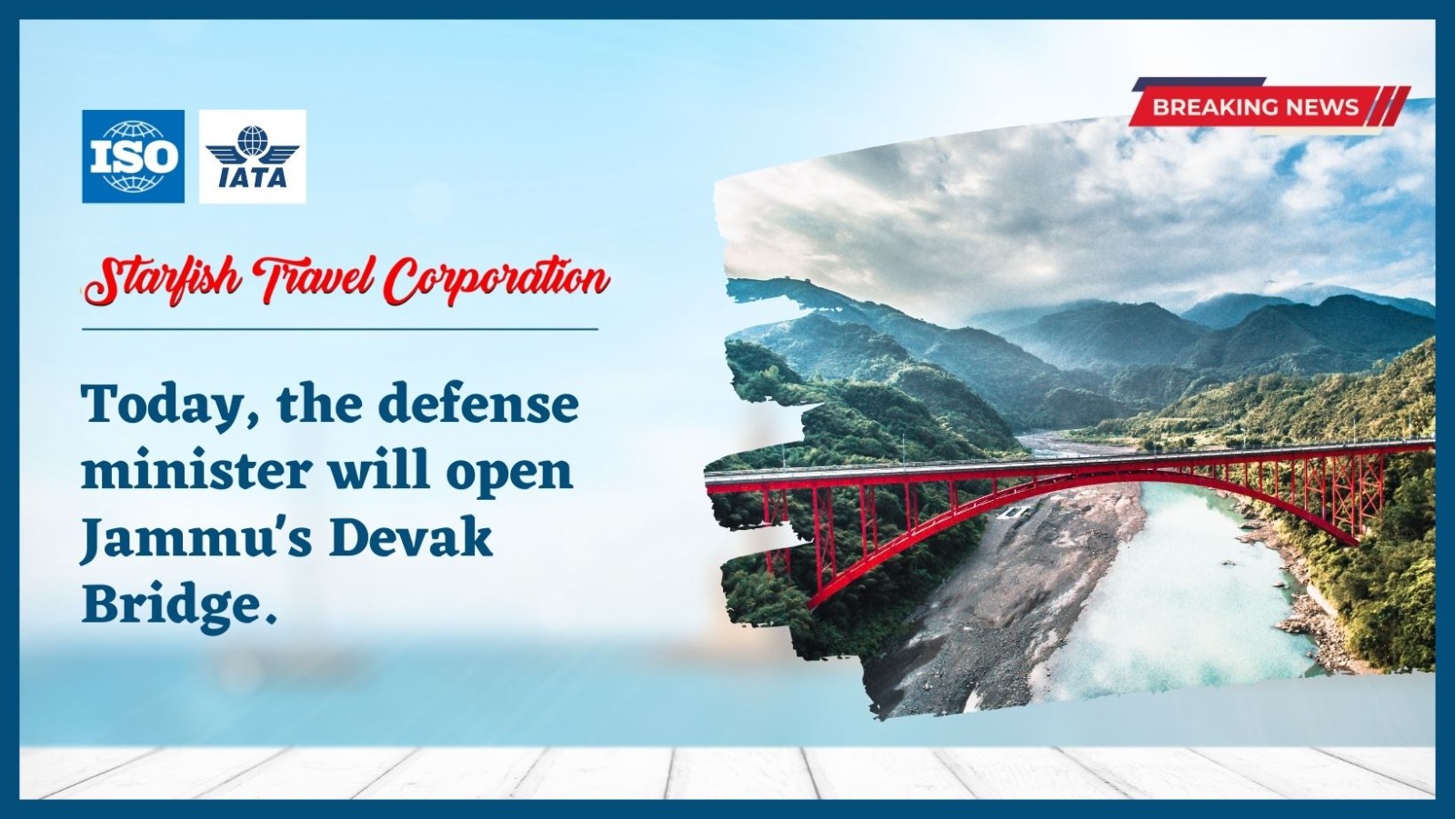 Today, the defense minister will open Jammu’s Devak Bridge.