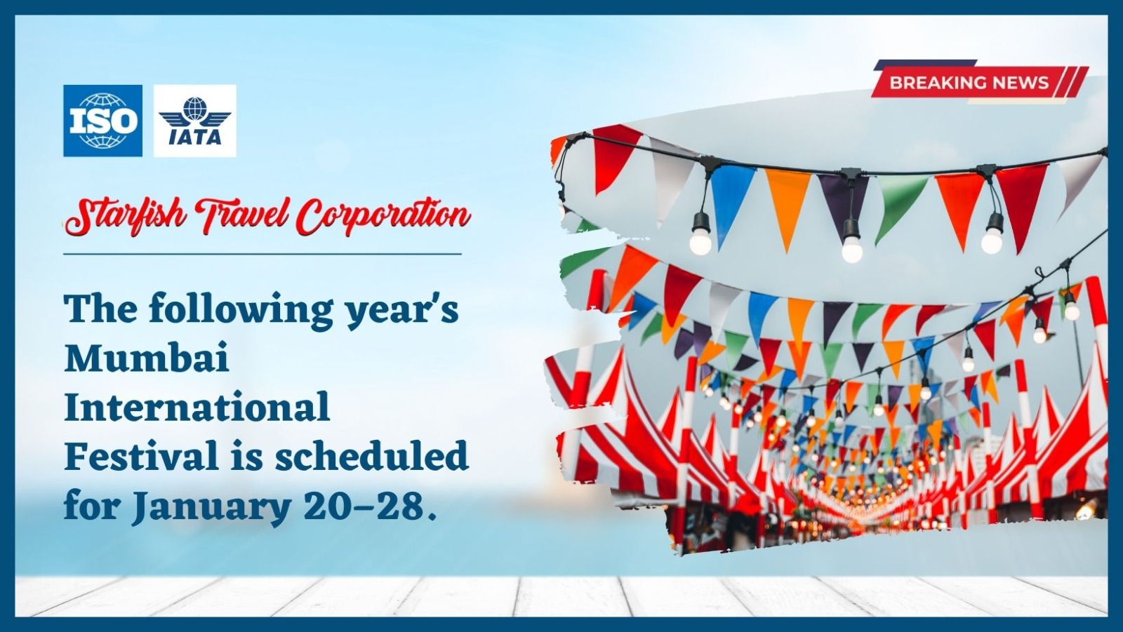 The following year’s Mumbai International Festival is scheduled for January 20–28.