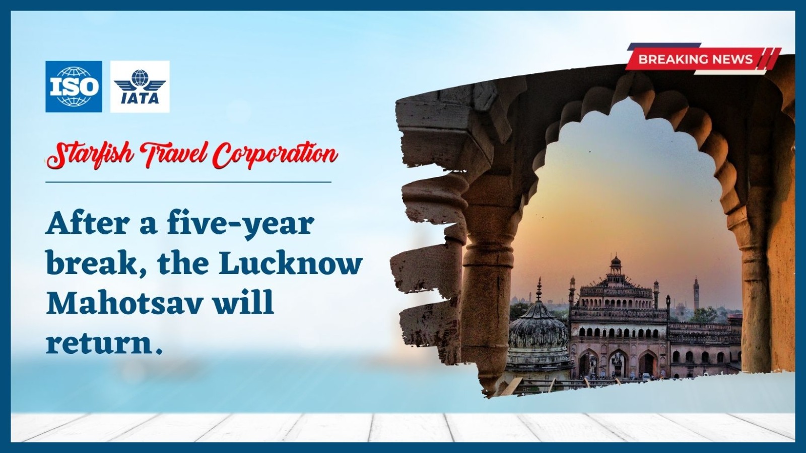 After a five-year break, the Lucknow Mahotsav will return.