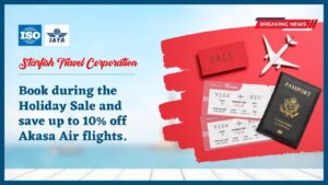 Read more about the article Book during the Holiday Sale and save up to 10% off Akasa Air flights