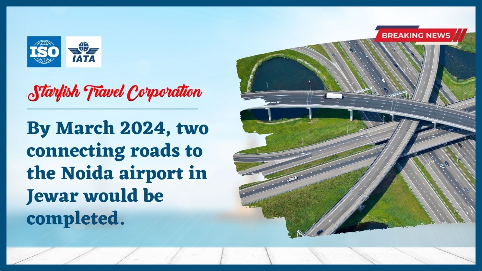 You are currently viewing By March 2024, two connecting roads to the Noida airport in Jewar would be completed.