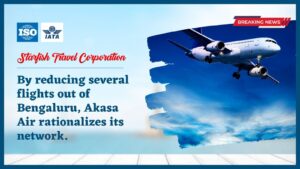 Read more about the article By reducing several flights out of Bengaluru, Akasa Air rationalizes its network.