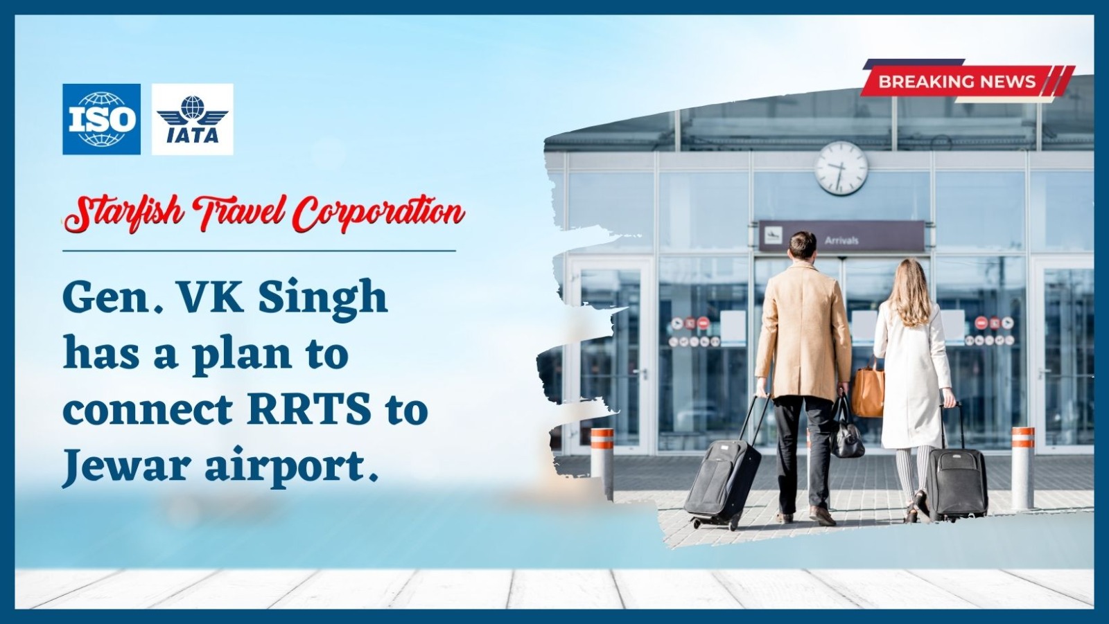 Read more about the article Gen. VK Singh has a plan to connect RRTS to Jewar airport.