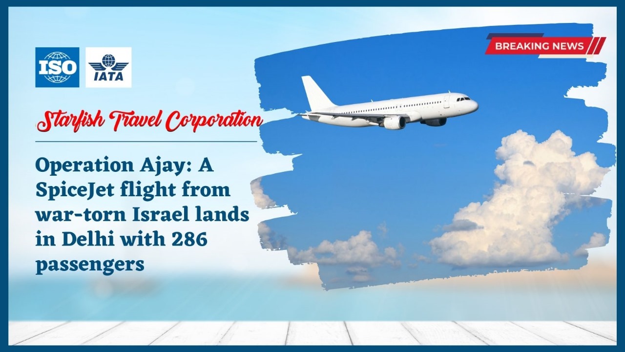 You are currently viewing Operation Ajay: A SpiceJet flight from war-torn Israel lands in Delhi with 286 passengers