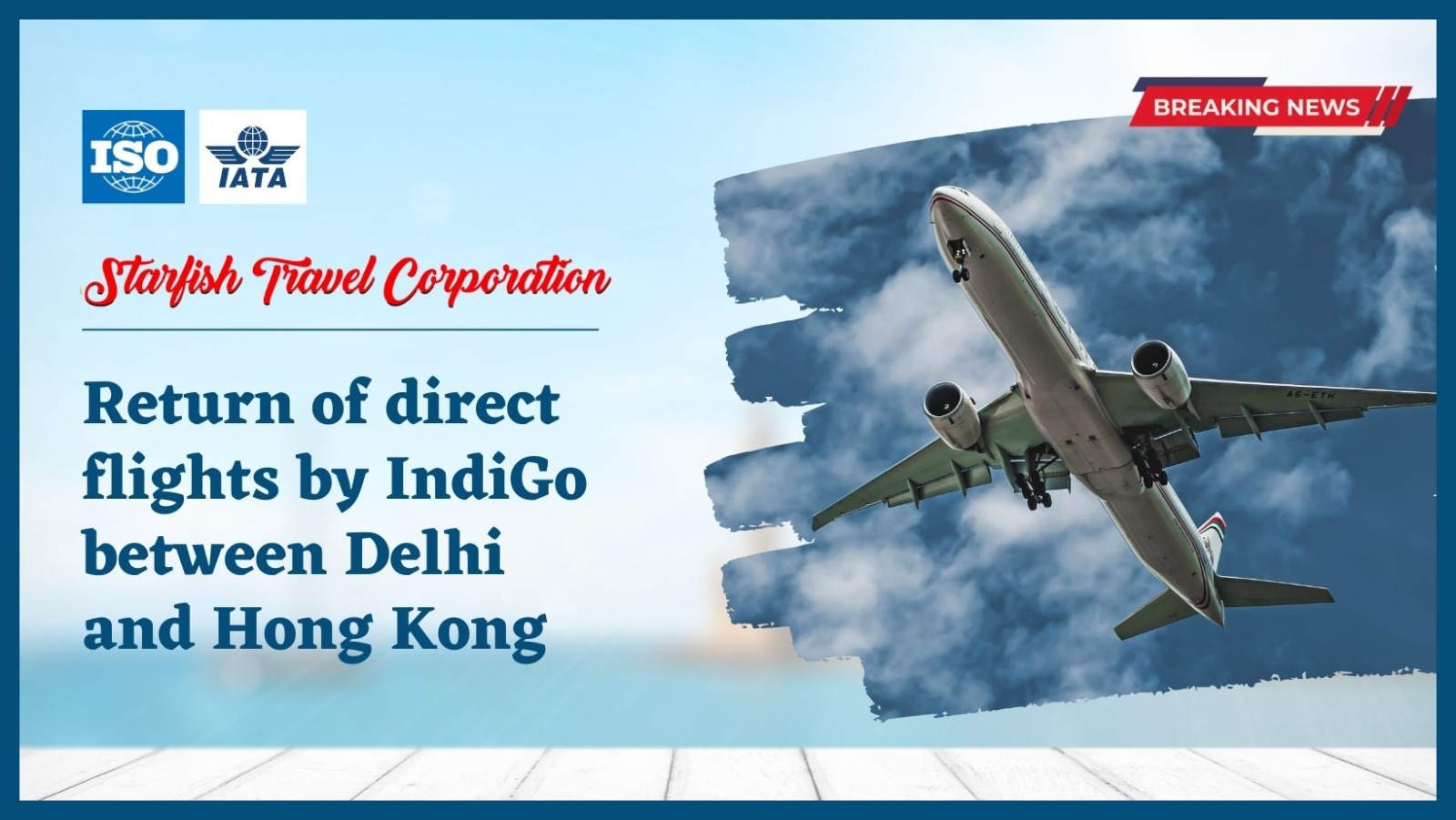Return of direct flights by IndiGo between Delhi and Hong Kong