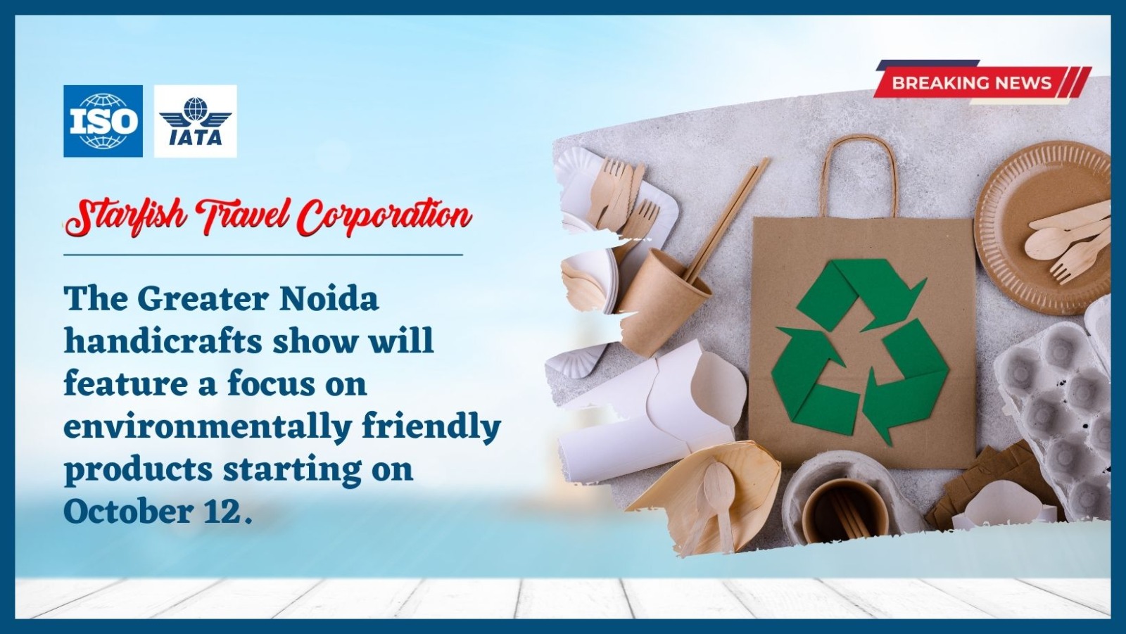 Read more about the article The Greater Noida handicrafts show will feature a focus on environmentally friendly products starting on October 12.