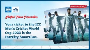 Read more about the article Your ticket to the ICC Men’s Cricket World Cup 2023 is the IntrCity SmartBus.
