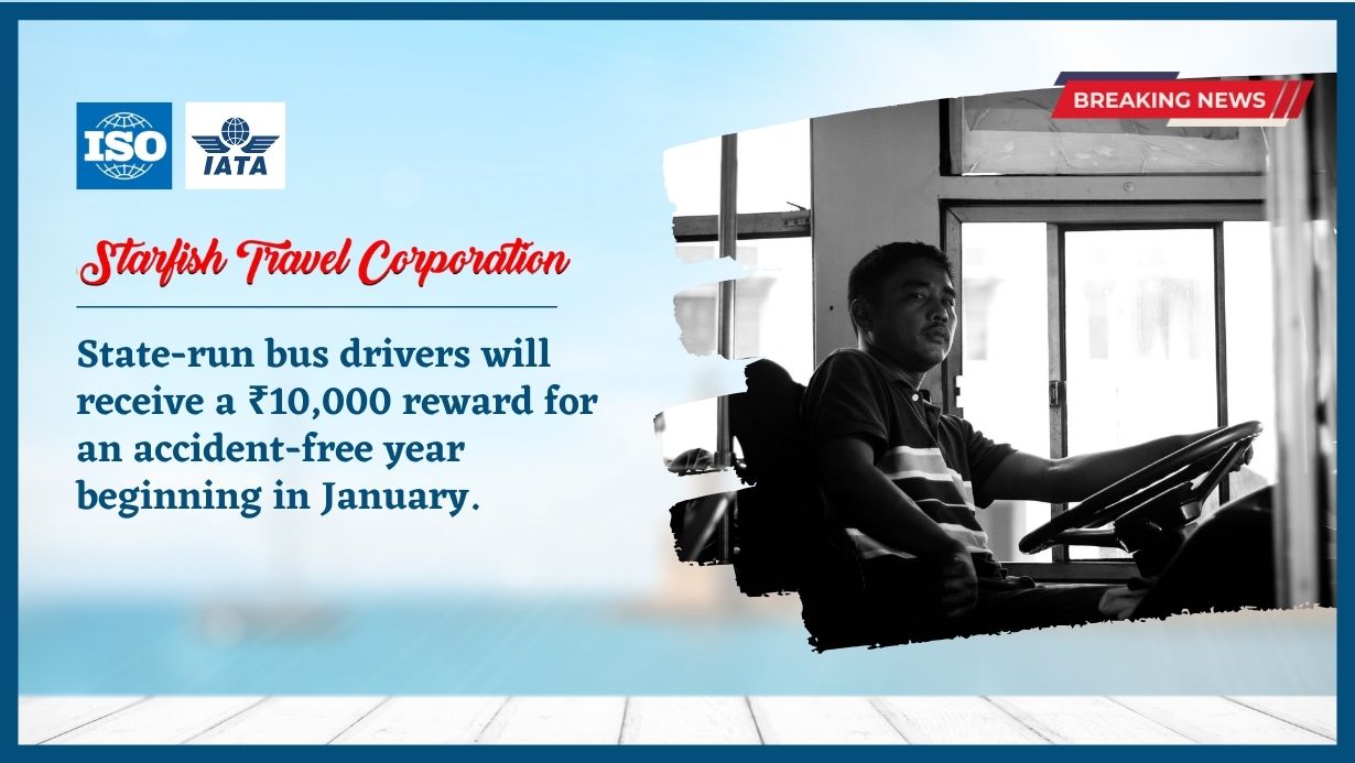 You are currently viewing State-run bus drivers will receive a ₹10,000 reward for an accident-free year beginning in January