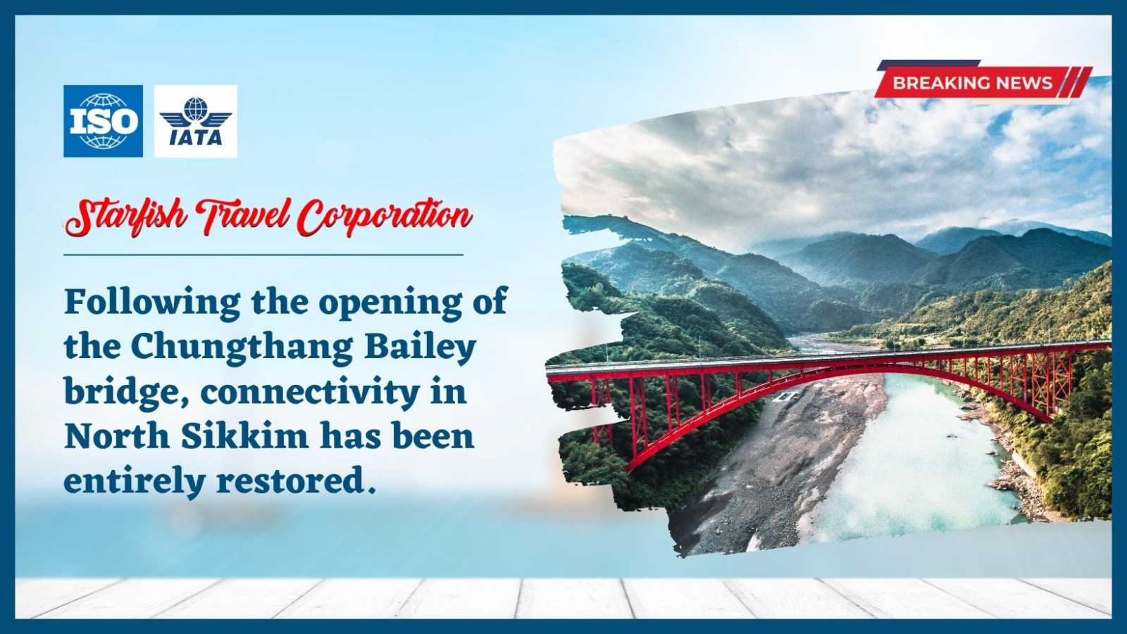 Read more about the article Following the opening of the Chungthang Bailey bridge, connectivity in North Sikkim has been entirely restored.