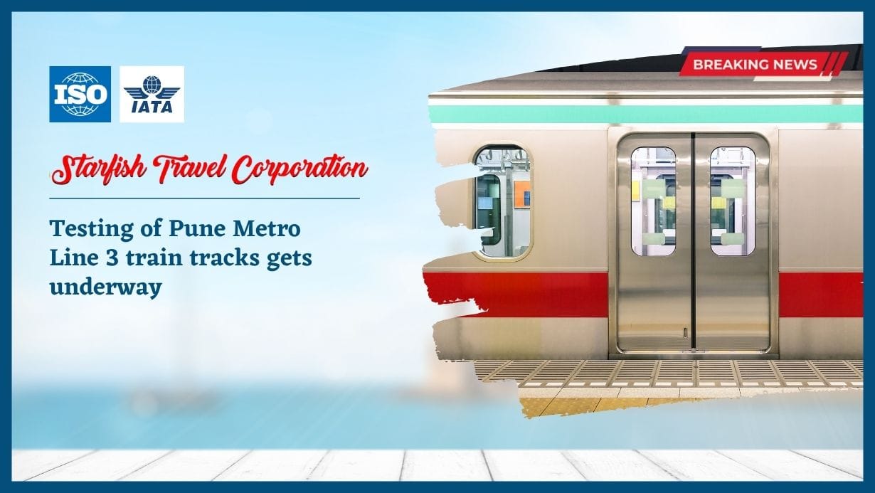 Testing of Pune Metro Line 3 train tracks gets underway